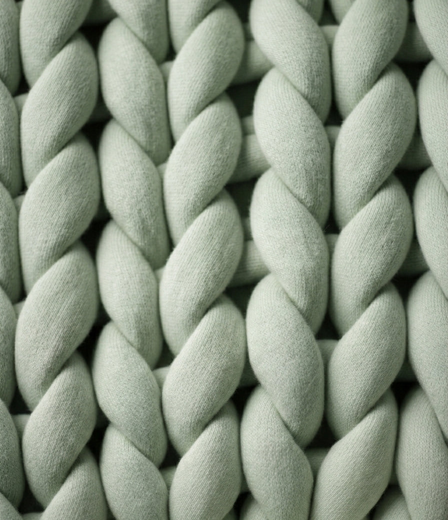 Couverture Lestée Tricotée - Maison Malin